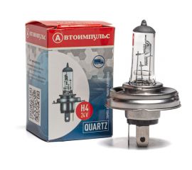 Галогенная автолампа Autoimpuls QUARTZ H4 24 В 75/70W P45t H4 24-75/70 (45ц) 