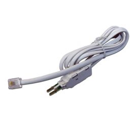 Соединительный шнур для плинтов TWT, 4-х полюсный LSA/RJ12, 1.5м LSA-P4-12-1.5m 