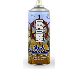 Аэрозольный яхтный лак Decorix (бесцветный; матовый; 520 мл) 0134-31 DX 