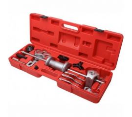 Обратный молоток для съема подшипников в наборе со сменными лапами и адаптерами, 17 предметов Forsage F-664B 