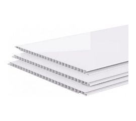 Панель LXL ПВХ белая глянцевая (10 шт, 0,25 м Х 3,0 м Х 8 мм) 10.02.08.25.300 