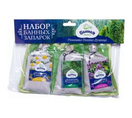 Набор запарок для бани Банная линия в сумке 3шт./30г 11-716 