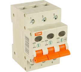 Выключатель нагрузки мини-рубильник TDM ВН-32 3P 63A SQ0211-0027 
