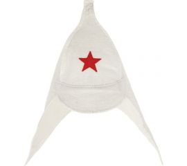 Модельная шапка Банная линия Буденовка светлая 11-002 