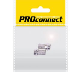 Антенный разъем на кабель PROCONNECT штекер F для кабеля RG-6, 2шт 05-4003-6-8 