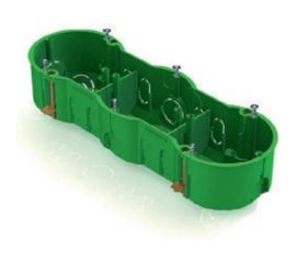 Установочная коробка GREENEL 3-местная 212х70х45мм для полых стен GE40024 