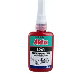 Анаэробный фиксатор резьбы средней прочности Akfix L243 50 мл, L243_01 
