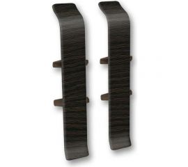 Соединитель для плинтуса DECONIKA (55 мм, 303 Венге темный, 2 шт.) Д-П55-С-Ф2 303 ВНГ ТЕМ 