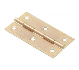 Карточная петля СКОБЯНОЙ латунир., 75 мм, 2 шт. 002849 