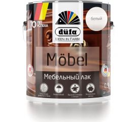 Лак Dufa MOBEL мебельный белый 900 мл МП00-005496 
