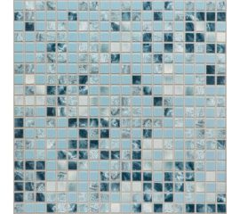 Самоклеящаяся декоративная ПВХ панель Центурион 480x480 мм мозаика океан премиум 80364 