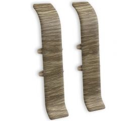 Соединитель для плинтуса DECONIKA (85 мм; 208 Дуб мокко; 2 шт.) Д-П85-С-Ф2 208 ДУБ МОК 