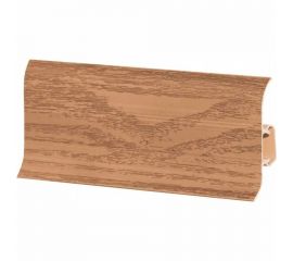 Напольный плинтус Центурион Lider 301 (62 мм; глянцевый; дуб светло-коричневый) 71404 