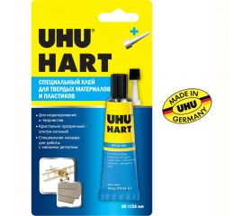 Клей для жестких пластиков UHU HART 35г 40936/B 