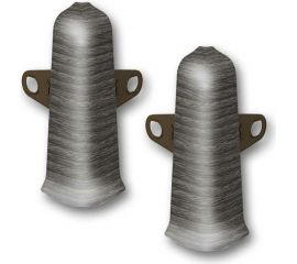 Наружный угол для плинтуса DECONIKA (70 мм; 352 Каштан серый; 2 шт.) Д-П70-Нк-Ф2 352 КШТ СЕР 