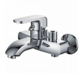 Смеситель ванна LEDEME картридж 35 мм ,короткий излив, дивертор керамика, силумин, L3243 805866 