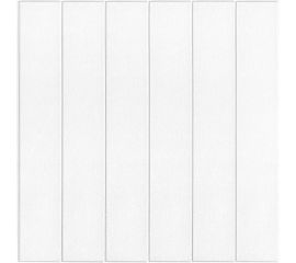 Самоклеящиеся 3D панели Центурион 700x700x4,5 мм Вагонка белая 78292 