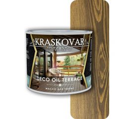 Масло для террас Kraskovar Deco Oil Terrace Орех 2,2 л 1136 