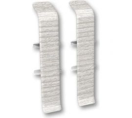 Соединитель для плинтуса DECONIKA (70 мм, 265 Клен патина, 2 шт.) Д-П70-С-Ф2 265 КЛН ПАТ 