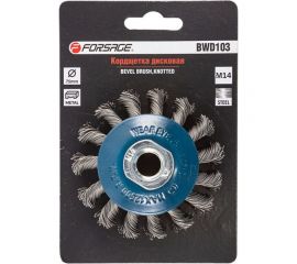 Кордщетка дисковая 75 мм F-BWD103 Forsage 51496 