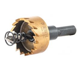 Коронка HSS с нитридтитановым покрытием по металлу 29 мм DENZEL 724107 