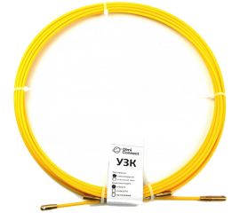 Протяжка для кабеля OlmiOn мини УЗК d=9 мм L=50 м в бухте, желтый СП-Б-9/50 