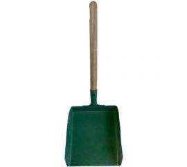 Хозяйственный совок ООО Агростройлидер металлический, с вертикальной деревянной ручкой САД-13.09 