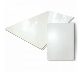 Панель ПВХ КронаПласт белый глянец, 2,7 м 00-00064281 