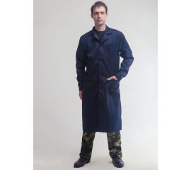 Рабочий мужской халат Факел темно-синий, размер 52-54, рост 170-176 87486430.005 