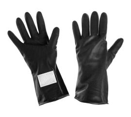 Перчатки ООО Комус КЩС латексные, тип 1, черные, р. 10, XL, К50Щ50 1082728 