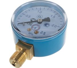 Манометр БАМЗ МДМ-25 50 мм, М12х1.5, 25 атм Brima 0009147 