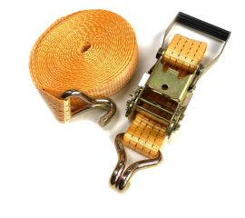 Стяжной ремень с храповиком для крепления груза ТамбовТехСнаб 3/6 т, 3 м, 50 мм 7930105412497 