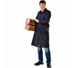 Рабочий халат Спец черный, р. 52-54, рост 182-188 1211-5254/5 