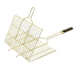 Решётка-гриль для стейков BOYSCOUT gold, 70(+5)х45х27х2 см 61902 