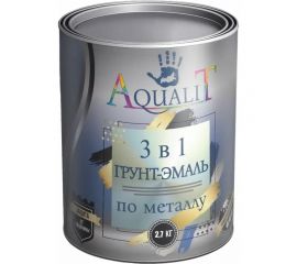 Грунт-эмаль Aqualit 3 в 1 синяя, 2.7 кг pvpsz012 
