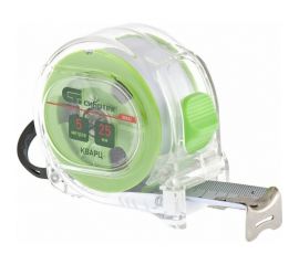 Рулетка СИБРТЕХ Кварц прозрачный корпус амортизатор 5мх25мм 32522 