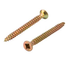 Универсальный саморез KRANZ 3x35, желтый цинк, 200 шт. KR-01-3311-014 