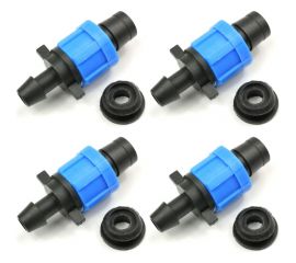 Старт-коннектор для капельной ленты 16 мм под отверстие 12 мм Профитт 4 шт. 1648451 