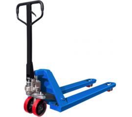 Гидравлическая тележка с полиуретановыми колесами А5 AC 25 грузоподъёмность 2,5 т 1001328 