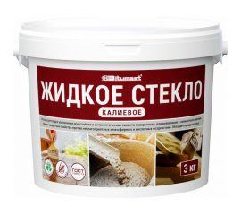 Калиевое жидкое стекло Bitumast 3 кг 4607952907805 