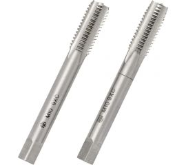 Ручной метчик Волжский инструмент 10х1.5, 2 штуки, комплект, в ПВХ-упаковке 3705016 