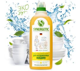 Концентрированное средство для посудомоечных машин Synergetic 1 л 4613720439140 