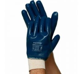 Нитриловые маслобензостойкие перчатки с манжетом РУСОКО Кварц П, 12 пар, р-р 11/XXL 212220Сн-1 