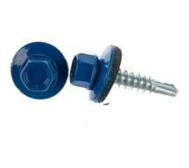 Кровельный саморез крепежная техника синий RAL 5005, 5.5х25 мм, 250 шт 420388 БК 