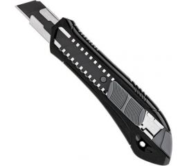 Канцелярский нож STARTUL выдвижной 18 мм Black Line ST0923 