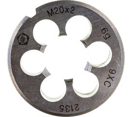 Плашка М 20 х2 9ХС ТМ Туламаш 57917 