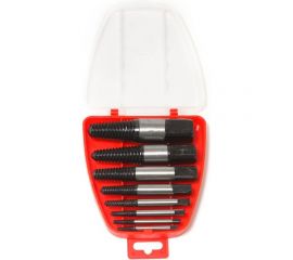 Набор экстракторов резьбы Forsage HSS 4241, 8 предметов, в пластиковом футляре 29861 F-63006B 