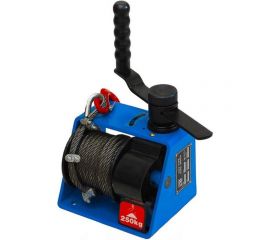 Ручная лебедка с червячным редуктором EURO-LIFT VS-500 00009337 (г/п 500 кг, 25м) 