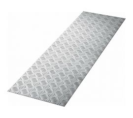 Алюминиевый рифленый лист ЗУБР квинтет, 300x1200x1.5 мм 53831 