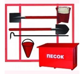 Комплектный пожарный щит типа ЩП-В ПРЕСТИЖ ЩПО 618-01 